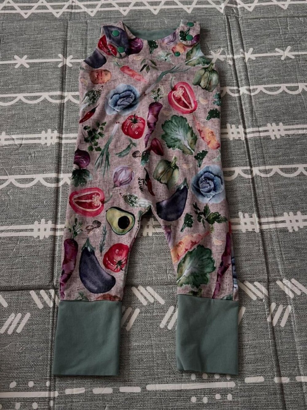 Small Shop Handmade Veggie Romper